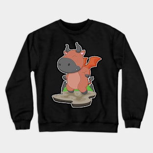 Bull Halloween Demon Crewneck Sweatshirt